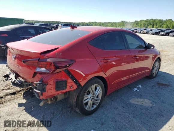 2020 Hyundai Elantra SEL z VIN 5NPD84LF1LH552891, wystawiony jako Copart lot #55763045 z przebiegiem 27 332 mil mil oraz Szkoda całkowita • Salvage title. Historia ofert i sprzedaży dostępna na DreamBid. Obrazek 3.