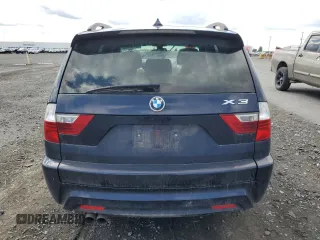 2008 BMW X3 3.0si with VIN WBXPC93458WJ10403, listed as a Copart auction lot 55176635 with Not Provided miles and Salvage Title. Bid and sale history available at DreamBid. Image 6.