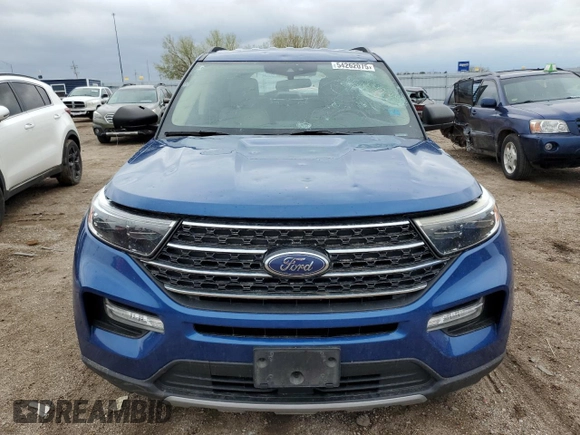 2020 Ford Explorer XLT z VIN 1FMSK8DH9LGB28875, wystawiony jako Copart lot #54262075 z przebiegiem 75 530 mil mil oraz Szkoda całkowita • Salvage title. Historia ofert i sprzedaży dostępna na DreamBid. Obrazek 5.