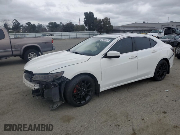2015 Acura TLX V6 Advance with VIN 19UUB2F74FA025015, listed as a Copart auction lot 47667405 with 94,506 mi miles and Salvage Title. Bid and sale history available at carsss.com. Image 1.