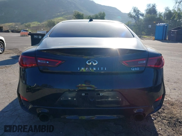 2022 Infiniti Q60 Luxe with VIN JN1EV7KK2NM600262, listed as a IAAI auction lot 41637351 with 22,754 mi miles and . Bid and sale history available at carsss.com. Image 16.
