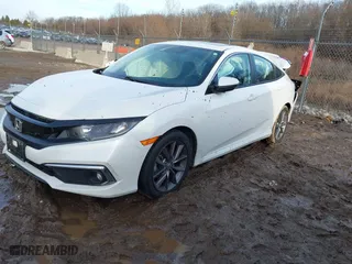 2019 Honda Civic Sedan EX-L with VIN 19XFC1F70KE018732, listed as a IAAI auction lot 41218403 with 35,280 mi miles. Bid and sale history available at carsss.com. Image 16.