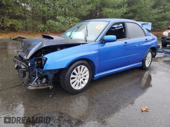 2005 Subaru Impreza Sedan (Natl) WRX with VIN JF1GD29615G511470, listed as a Copart auction lot 81571304 with 0 mi miles and Salvage Title. Bid and sale history available at carsss.com. Image 1.