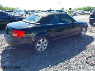 2005 Audi A4 3.0L with VIN WAUAT48H45K012593, listed as a IAAI auction lot 41989692 with 179,638 mi miles. Bid and sale history available at carsss.com. Image 4.