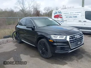 2018 Audi Q5 Premium Plus with VIN WA1BNAFY0J2179413, listed as a IAAI auction lot 41791480 with 50,481 mi miles. Bid and sale history available at carsss.com. Image 1.
