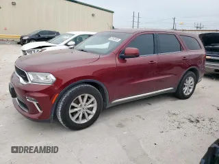 2021 Dodge Durango SXT Plus z VIN 1C4RDHAG8MC540769, wystawiony jako Copart lot #52543925 z przebiegiem 63 443 mil mil oraz Czysty tytuł • Clean title. Historia ofert i sprzedaży dostępna na DreamBid. Obrazek 1.