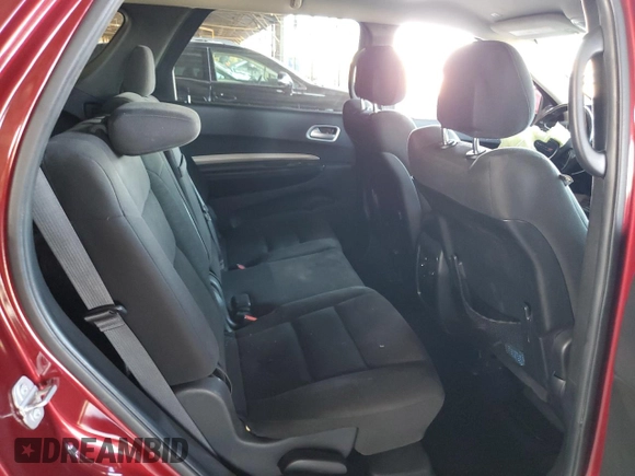 2020 Dodge Durango SXT with VIN 1C4RDHAGXLC352818, listed as a Copart auction lot 58450165 with Not provided miles and Salvage title. Bid and sale history available at DreamBid. Image 11.