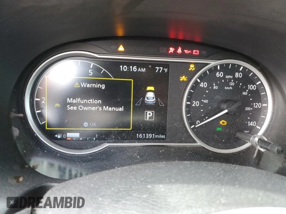 2019 Nissan Kicks SR z VIN 3N1CP5CU4KL538147, wystawiony jako Copart lot #57246385 z przebiegiem 161 391 mil mil oraz Szkoda całkowita • Salvage title. Historia ofert i sprzedaży dostępna na DreamBid. Obrazek 9.