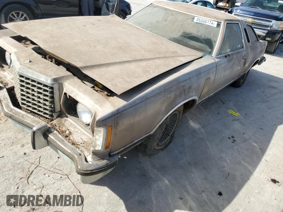 1977 Ford Thunderbird with VIN 7GB75315713, listed as a Copart auction lot 50588904 with 88,538 mi miles and Clean Title. Bid and sale history available at DreamBid. Image 1.