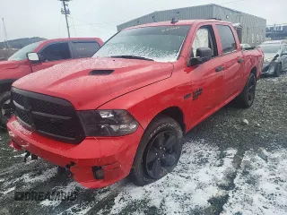 2023 Ram 1500 Tradesman z VIN 3C6RR7KT6PG667620, wystawiony jako Copart lot #86259984 z przebiegiem Nie podano mil oraz Szkoda całkowita • Salvage title. Historia ofert i sprzedaży dostępna na DreamBid. Obrazek 1.