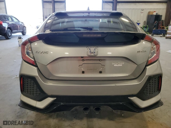 2018 Honda Civic Hatchback Sport with VIN SHHFK7H40JU222270, listed as a Copart auction lot 46896535 with 115,776 mi miles and Salvage Title. Bid and sale history available at carsss.com. Image 6.