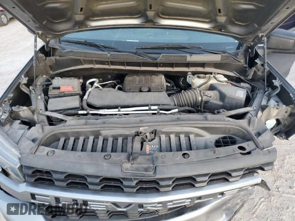 2020 Chevrolet Silverado 1500 Custom with VIN 3GCPWBEK7LG374754, listed as a Copart auction lot 83078394 with 100,469 mi miles and Clean Title. Bid and sale history available at carsss.com. Image 11.
