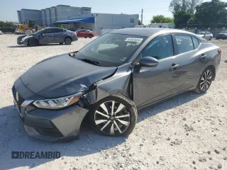 2021 Nissan Sentra SV z VIN 3N1AB8CV6MY325660, wystawiony jako Copart lot #57029355 z przebiegiem 53 192 mil mil oraz Szkoda całkowita • Salvage title. Historia ofert i sprzedaży dostępna na DreamBid. Obrazek 1.