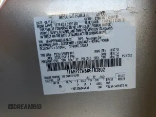 2011 Ford Taurus SEL with VIN 1FAHP2EW6BG183802, listed as a Copart auction lot 45946945 with 39,022 mi miles and Salvage Title. Bid and sale history available at carsss.com. Image 15.