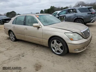 2006 Lexus LS 430 with VIN JTHBN36F365043328, listed as a Copart auction lot 41435985 with 0 mi miles and Salvage Title. Bid and sale history available at carsss.com. Image 4.