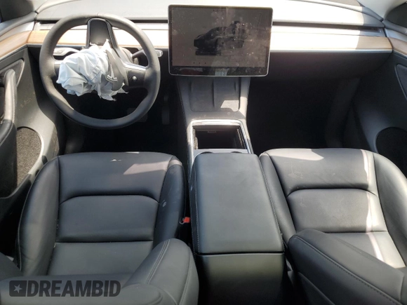 2023 Tesla Model Y Long Range with VIN 7SAYGDEE9PF885405, listed as a Copart auction lot 52858105 with 23,424 mi miles and Non Repairable. Bid and sale history available at DreamBid. Image 8.