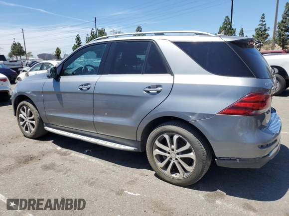 2016 Mercedes-Benz GLE 350 with VIN 4JGDA5HB0GA652232, listed as a Copart auction lot 66229685 with 66,595 mi miles and Clean title. Bid and sale history available at DreamBid. Image 2.