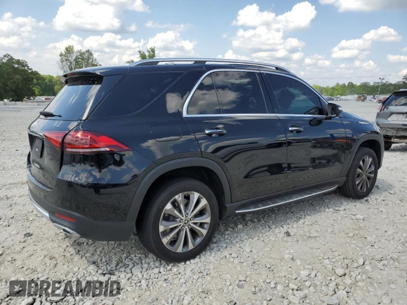 2022 Mercedes-Benz GLE 350 with VIN 4JGFB4JB9NA654259, listed as a Copart auction lot 56481405 with 21,142 mi miles and Salvage title. Bid and sale history available at DreamBid. Image 3.