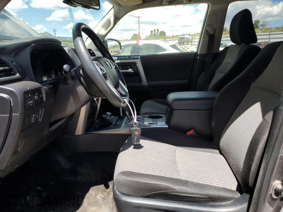 2022 Toyota 4Runner SR5 with VIN JTEMU5JR2N6008066, listed as a Copart auction lot 66622614 with 24,378 mi miles and Salvage title. Bid and sale history available at DreamBid. Image 7.