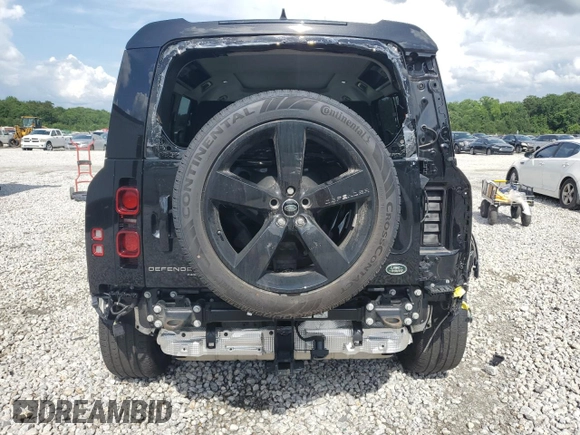 2023 Land Rover Defender X-Dynamic SE with VIN SALE2EEU5P2146443, listed as a Copart auction lot 61043395 with 30,049 mi miles and Salvage title. Bid and sale history available at DreamBid. Image 6.