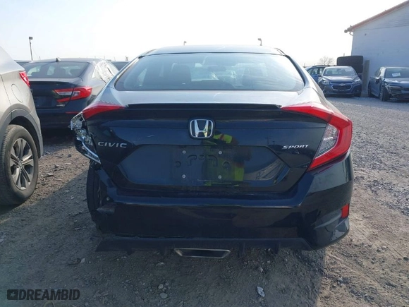 2021 Honda Civic Sedan Sport with VIN 2HGFC2F87MH534920, listed as a IAAI auction lot 41770131 with 87,608 mi miles. Bid and sale history available at carsss.com. Image 16.