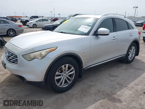 2009 Infiniti FX with VIN JNRAS18U79M100386, listed as a IAAI auction lot 41738262 with 155,265 mi miles and . Bid and sale history available at DreamBid. Image 2.