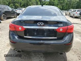 2014 Infiniti Q50 Premium with VIN JN1BV7AP2EM678198, listed as a Copart auction lot 61614325 with 163,943 mi miles and Salvage title. Bid and sale history available at DreamBid. Image 6.