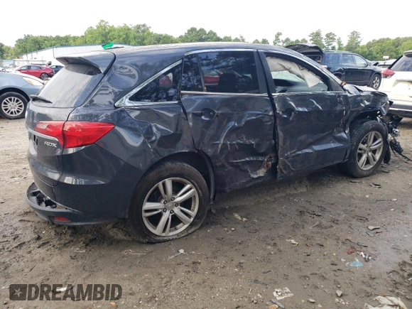 2013 Acura RDX Technology with VIN 5J8TB3H5XDL014700, listed as a Copart auction lot 63602985 with 214,366 mi miles and Salvage title. Bid and sale history available at DreamBid. Image 3.