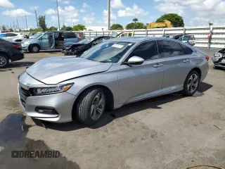 2019 Honda Accord EX-L with VIN 1HGCV2F52KA015269, listed as a Copart auction lot 60976275 with 44,321 mi miles and Salvage title. Bid and sale history available at DreamBid. Image 1.