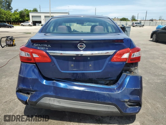 2017 Nissan Sentra S with VIN 3N1AB7AP3HY246418, listed as a Copart auction lot 63836115 with 125,419 mi miles and Salvage title. Bid and sale history available at DreamBid. Image 6.