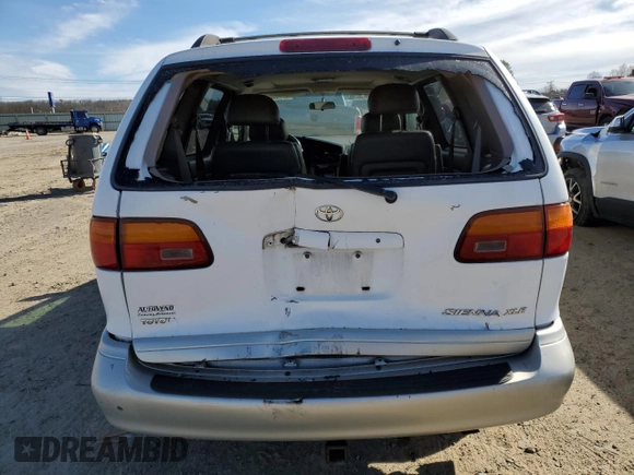 1999 Toyota Sienna LE with VIN 4T3ZF13C0XU144476, listed as a Copart auction lot 48185235 with 183,940 mi miles and Salvage title. Bid and sale history available at DreamBid. Image 6.