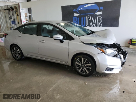 2021 Nissan Versa SV with VIN 3N1CN8EV5ML828591, listed as a Copart auction lot 55176005 with 72,946 mi miles and Clean title. Bid and sale history available at DreamBid. Image 4.