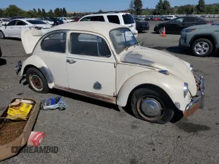 1967 Volkswagen Beetle with VIN 117164209, listed as a Copart auction lot 61490405 with 47,538 mi miles and Clean title. Bid and sale history available at DreamBid. Image 4.