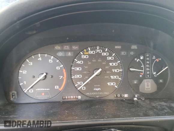 1991 Honda Accord LX with VIN JHMCB7653MC070985, listed as a Copart auction lot 72045464 with 111,911 mi miles and Salvage title. Bid and sale history available at DreamBid. Image 9.