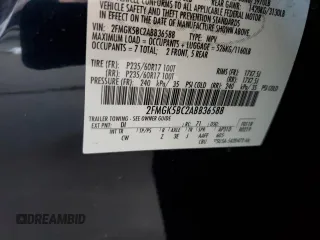 2010 Ford Flex SE z VIN 2FMGK5BC2ABB36588, wystawiony jako Copart lot #56252195 z przebiegiem 241 673 mil mil oraz Szkoda całkowita • Salvage title. Historia ofert i sprzedaży dostępna na DreamBid. Obrazek 13.