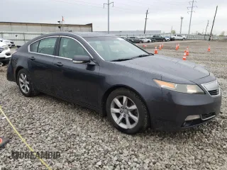 2012 Acura TL Tech Auto with VIN 19UUA8F51CA019351, listed as a Copart auction lot 51786595 with 141,409 mi miles and Salvage Title. Bid and sale history available at carsss.com. Image 4.