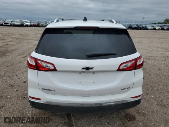 2021 Chevrolet Equinox LT with VIN 3GNAXUEV5ML348727, listed as a Copart auction lot 57305635 with 64,147 mi miles and Salvage title. Bid and sale history available at DreamBid. Image 6.