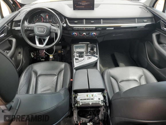 2017 Audi Q7 Premium with VIN WA1AAAF72HD003296, listed as a Copart auction lot 54221325 with 59,627 mi miles and Salvage title. Bid and sale history available at DreamBid. Image 8.