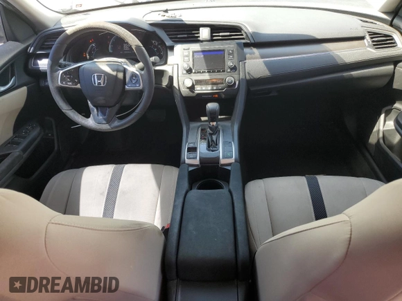 2020 Honda Civic LX with VIN 19XFC2F67LE011646, listed as a Copart auction lot 57428275 with 93,244 mi miles and Salvage title. Bid and sale history available at DreamBid. Image 8.