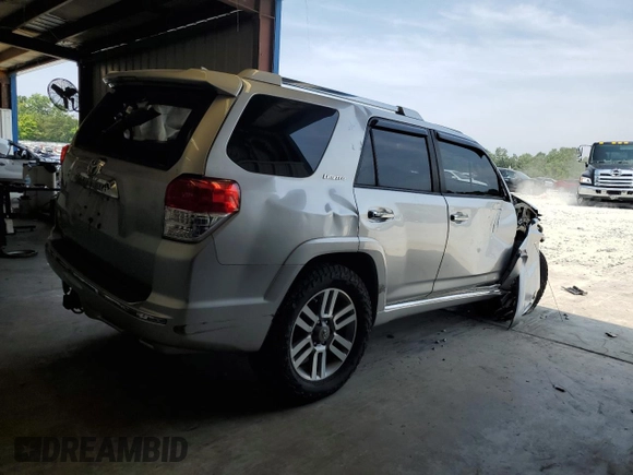2011 Toyota 4Runner SR5 with VIN JTEZU5JR6B5032622, listed as a Copart auction lot 62197375 with Not provided miles and Salvage title. Bid and sale history available at DreamBid. Image 3.