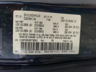 2006 Dodge Caravan SXT with VIN 1D4GP45R46B738943, listed as a Copart auction lot 70921874 with 0 mi miles and Salvage Title. Bid and sale history available at carsss.com. Image 13.