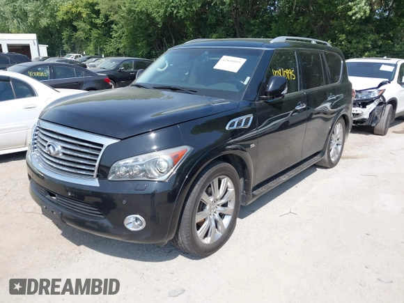 2014 Infiniti QX80 with VIN JN8AZ2NEXE9064144, listed as a IAAI auction lot 42810995 with 210,231 mi miles and . Bid and sale history available at DreamBid. Image 17.