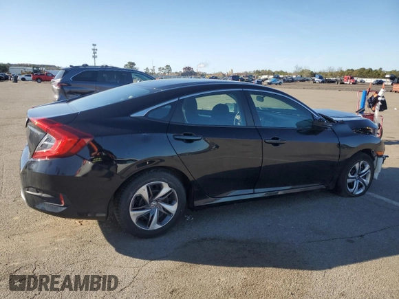 2020 Honda Civic LX with VIN 2HGFC2F60LH563396, listed as a Copart auction lot 49329935 with Not Provided miles and Salvage Title. Bid and sale history available at DreamBid. Image 3.