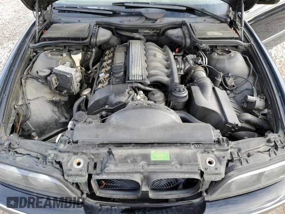 1998 BMW 5 Series 528iA with VIN WBADD6320WGT90679, listed as a Copart auction lot 86262224 with 200,336 mi miles and Salvage Title. Bid and sale history available at carsss.com. Image 13.