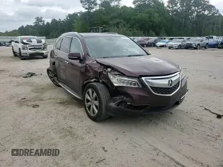 2014 Acura MDX Advance with VIN 5FRYD4H8XEB046967, listed as a Copart auction lot 52093545 with 172,925 mi miles and Salvage title. Bid and sale history available at DreamBid. Image 11.
