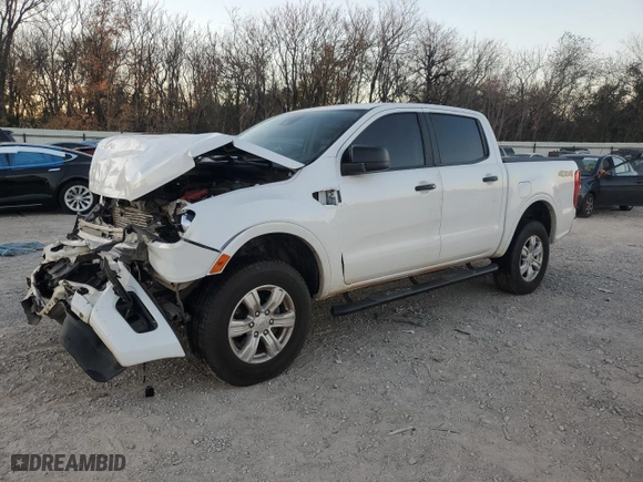 2020 Ford Ranger XL with VIN 1FTER4FH6LLA93643, listed as a Copart auction lot 87582125 with 0 mi miles and Salvage Title. Bid and sale history available at carsss.com. Image 1.