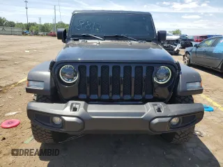 2023 Jeep Wrangler Willys with VIN 1C4HJXDN7PW548812, listed as a Copart auction lot 57729154 with 45,847 mi miles and Clean Title. Bid and sale history available at DreamBid. Image 5.