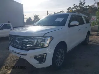 2018 Ford Expedition Max Limited with VIN 1FMJK1KT9JEA23210, listed as a IAAI auction lot 41603316 with 113,725 mi miles and . Bid and sale history available at DreamBid. Image 2.