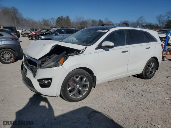 2016 Kia Sorento SX with VIN 5XYPK4A5XGG090949, listed as a Copart auction lot 47029615 with 0 mi miles and Salvage Title. Bid and sale history available at carsss.com. Image 1.