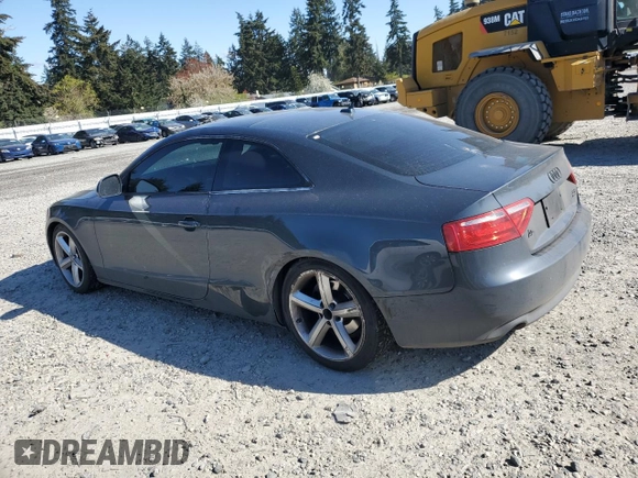 2009 Audi A5 with VIN WAUDK78T69A017408, listed as a Copart auction lot 53948485 with 194,232 mi miles and Salvage Title. Bid and sale history available at carsss.com. Image 2.